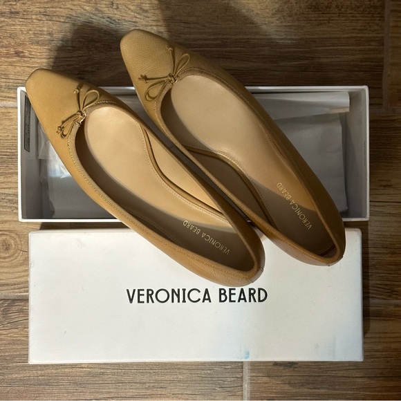 Veronica Beard Tan Flats - Picture 7 of 10
